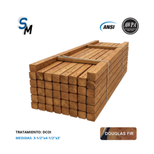 crucetas de madera tratada SM Electrical Group