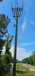 Postes madera tratada abeto de Douglas 85 pies de largo