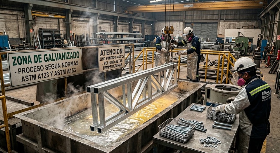 Proceso de Galvanizado en Caliente según Normas ASTM A123 y ASTM A153
