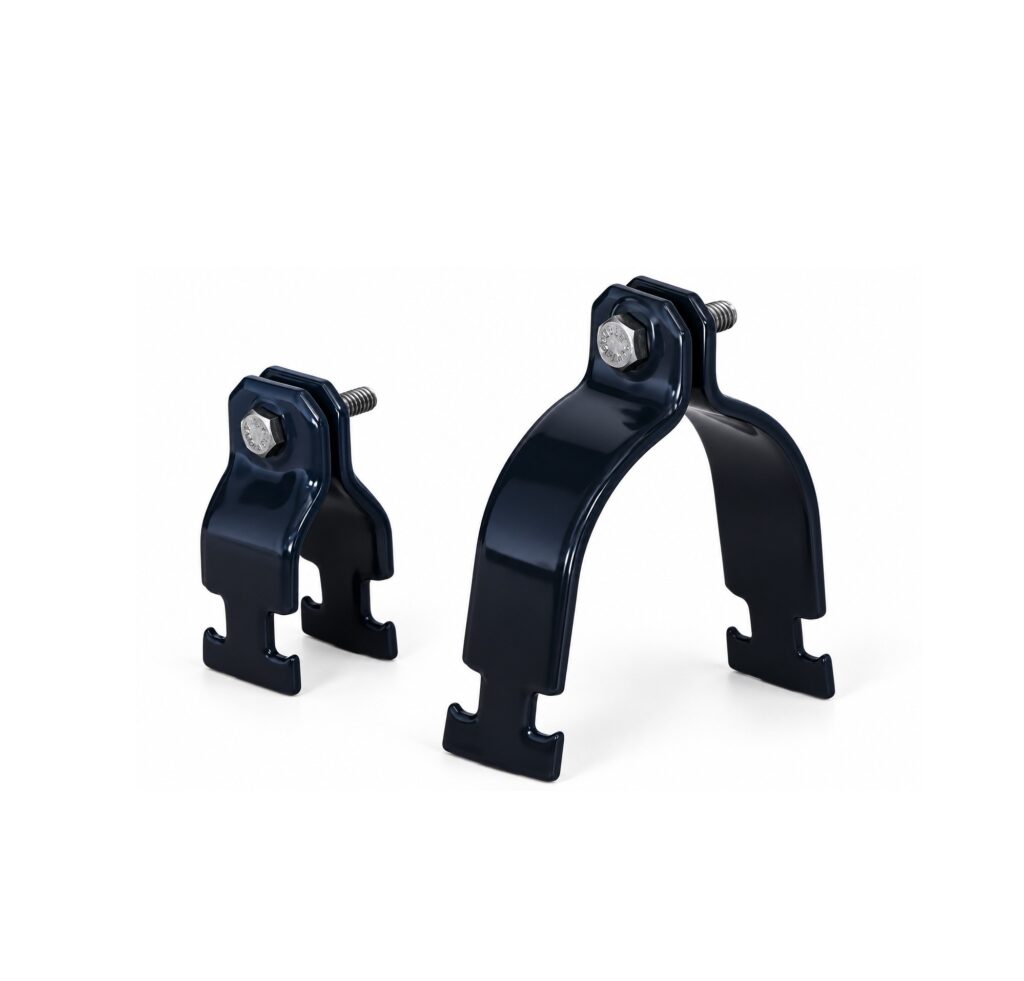 Abrazadera Strut de Acero Rigido 3/4″ Revestida de PVC C/Perno y Tuerca, UL
