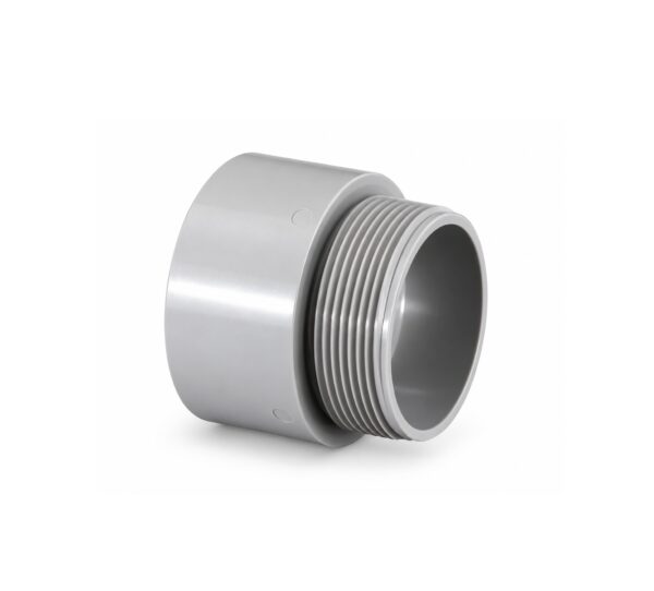 Adaptador Macho PVC SCH40/80 de 2
