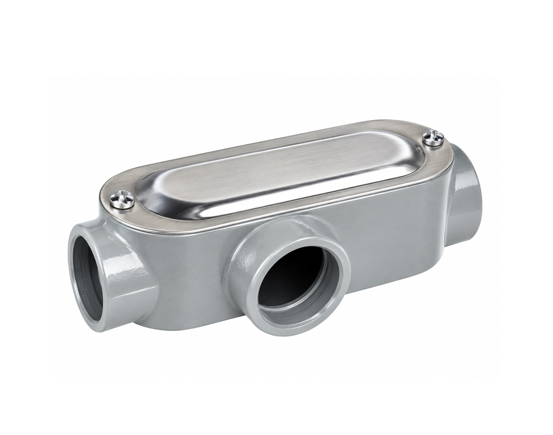 Caja Condulet Form 5 Tipo T 1-1-2 PVC COATED UL Caja Condulet Form 5 Tipo T 1-1-2 PVC COATED UL