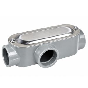 Caja Condulet Form 5 Tipo T 1″ PVC COATED, UL
