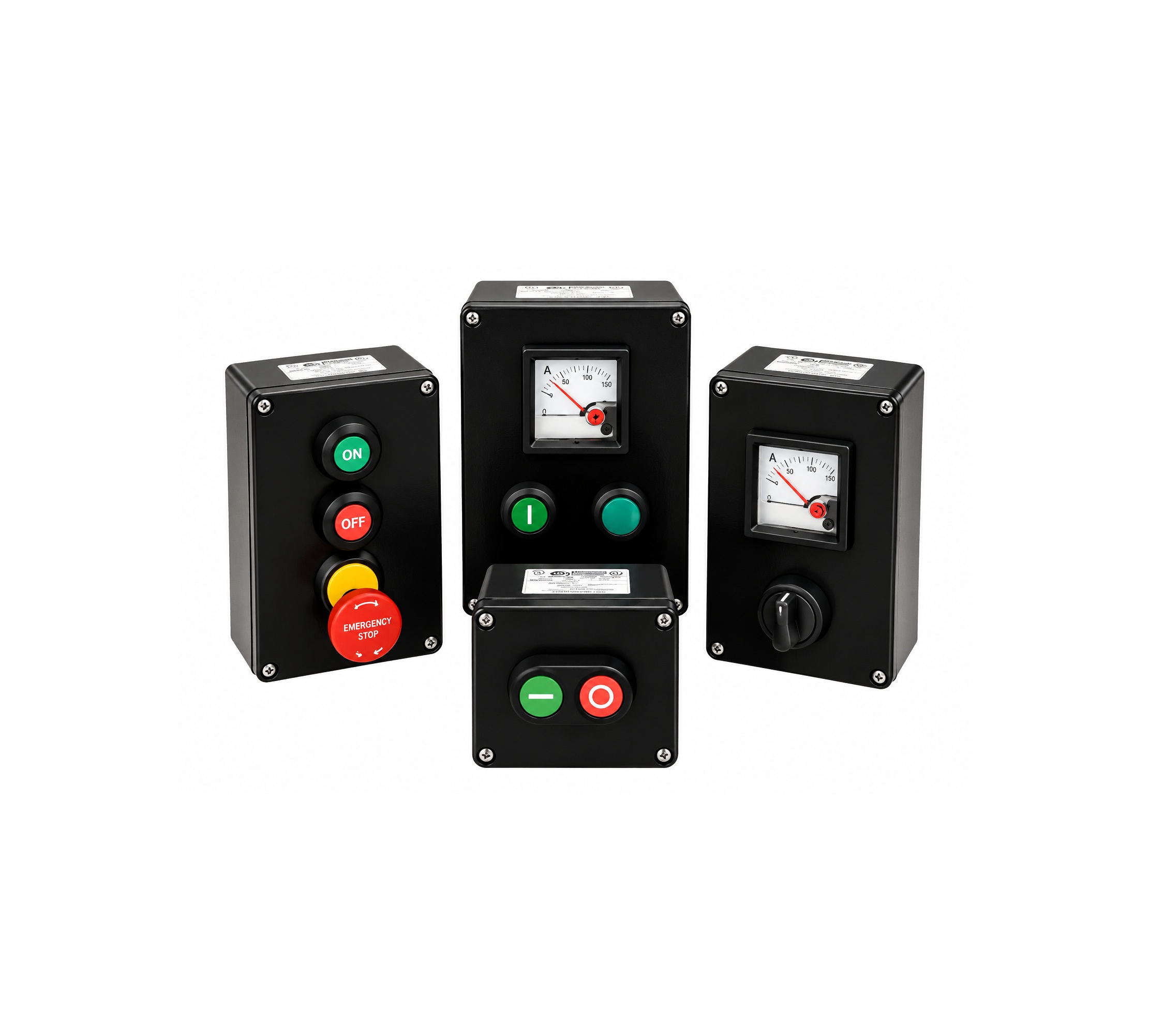 Estacion de Control Serie ABCS 122 x 120 x 90 C Pulsadores PRFV e Indic. ATEX IECEx e InMetro Estacion de Control Serie ABCS 122 x 120 x 90 C Pulsadores PRFV e Indic. ATEX IECEx e InMetro